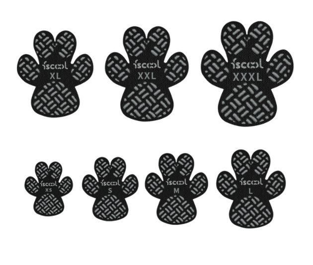 Waterproof Anti-Slip Dog Paw Protectors – Durable Traction Pads in Black, Pink, Blue