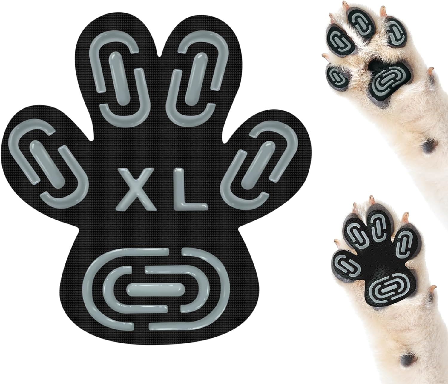 Waterproof Anti-Slip Dog Paw Protectors – Durable Traction Pads in Black, Pink, Blue
