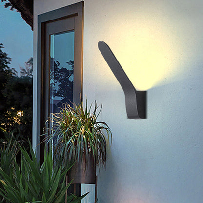 HaloBright® Outdoor LED Wall Light – Modern Elegance for Balcony & Garden