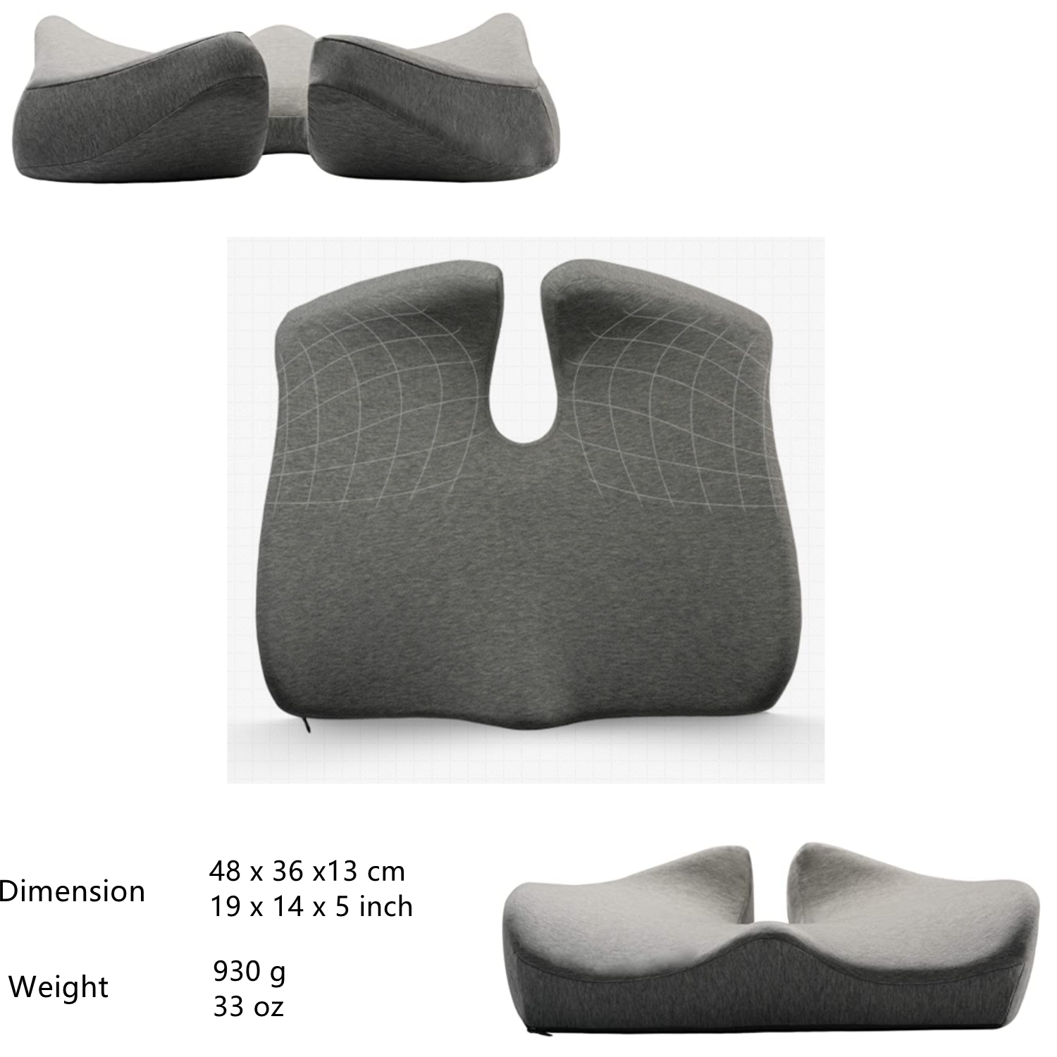 Pressure Relief Seat Cushion