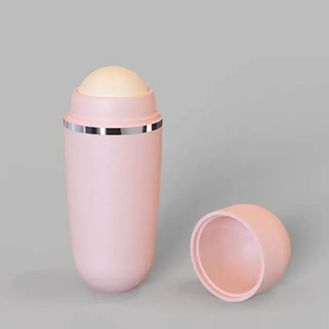 oil absorbing roller, skincare roller, oil control tool, beauty essentials, oil blotting roller, travel face roller, facials, makeup, oil absorbing, volcanic roller, facial, skincare essentials, facial roller, portable beauty roller, skin mattifier, volcanic oil control, beauty accessory, face care roller, reusable oil control, skincare routine roller, facial skincare tool