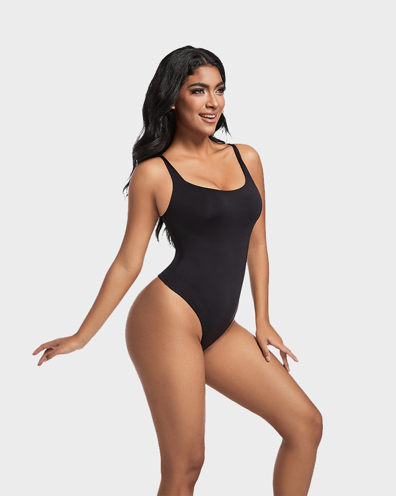 seamless bodysuit, scoop neck bodysuit, thong bodysuit, sculpting bodysuit, shapewear bodysuit, seamless shapewear, sculpting shapewear, nylon spandex bodysuit, high cut bodysuit, black bodysuit, white bodysuit, body shaper, body suit women, seamless sculpting shapewear, women's shapewear bodysuit, nylon seamless bodysuit, comfy thong shapewear bodysuit