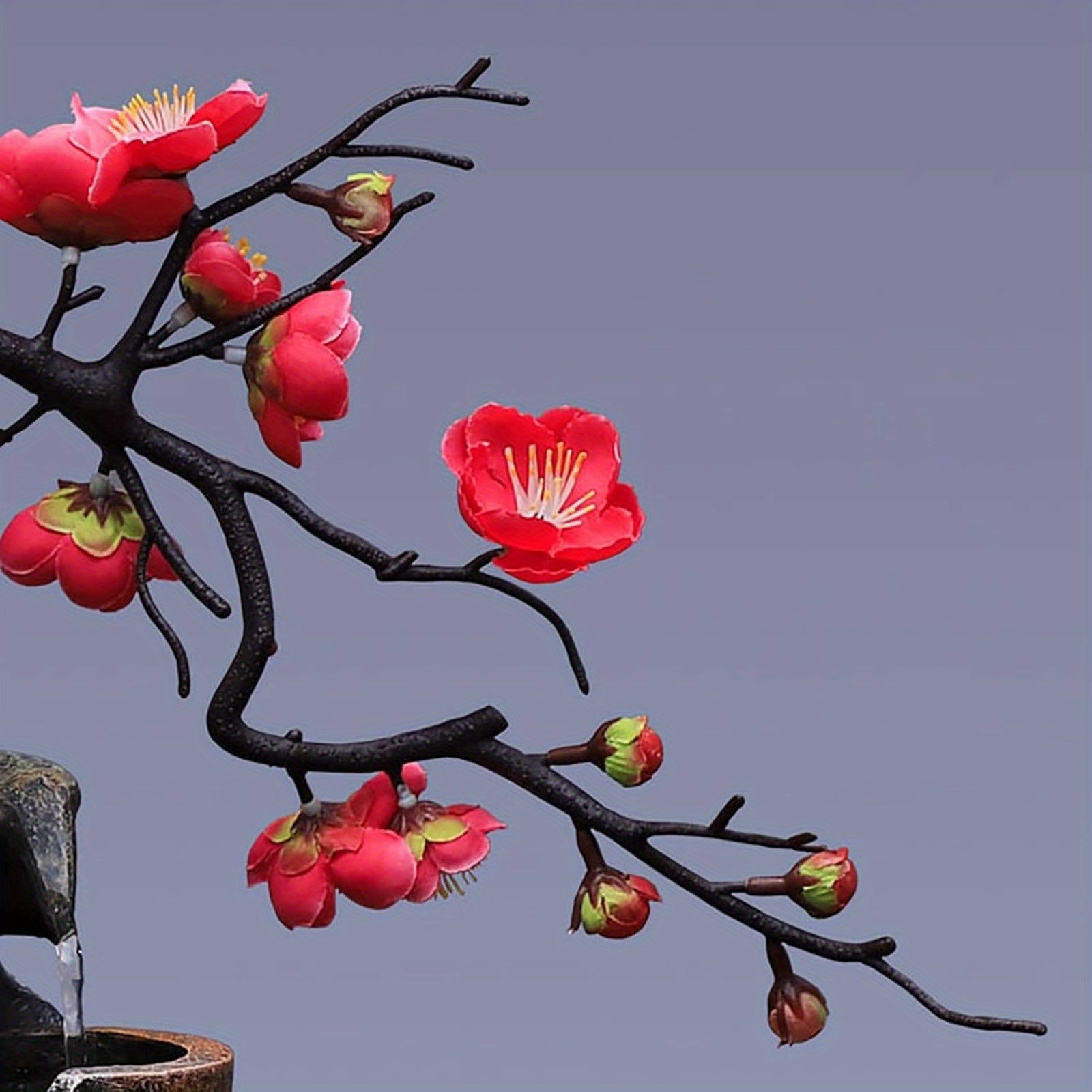 Relaxing Desk Fountain – Cascade & Decorative Plants