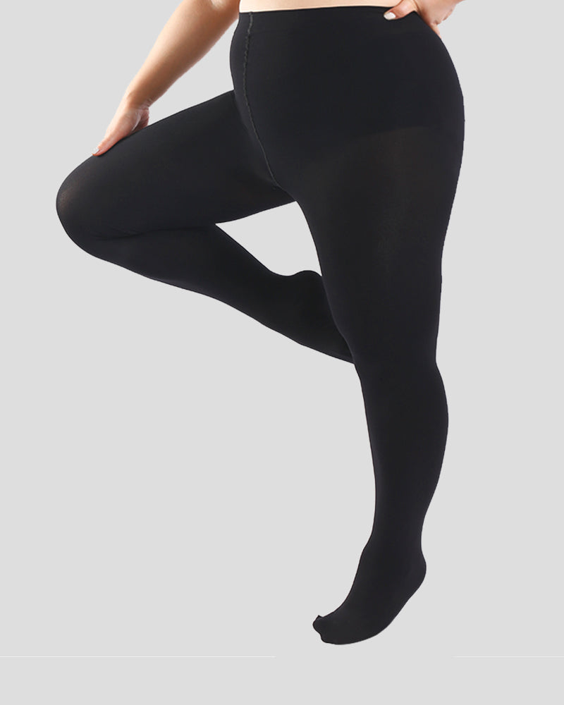 plus size tights, high waist tights, black tights, stretchy tights, comfortable plus size tights, durable tights, versatile styling options, flattering fit, plus size tights with flattering fit, stretchy black tights for versatile styling, comfortable and durable high waist tights, versatile flattering tights in black, comfortable stretchy plus size tights, flattering plus size high waist tights