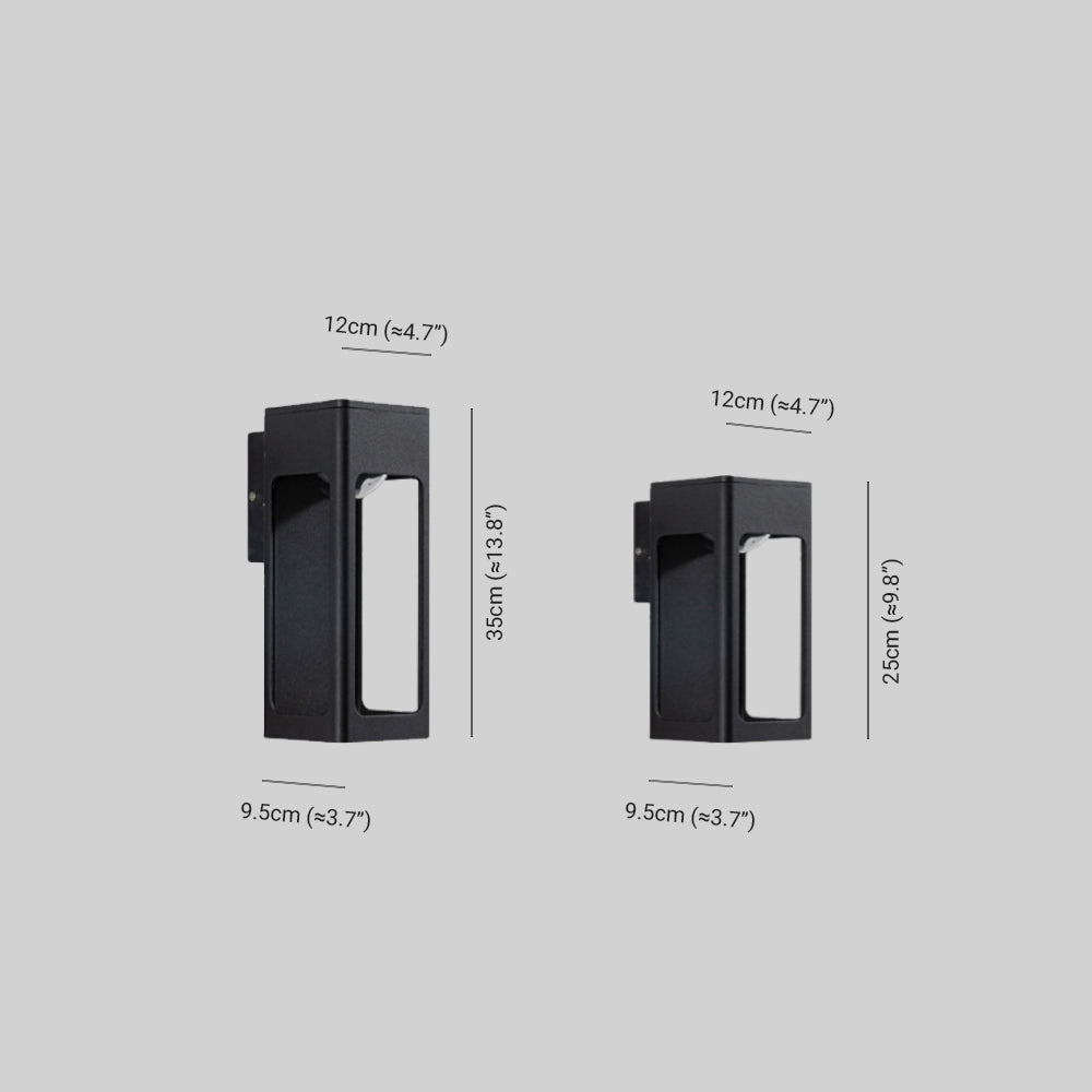 AuroraLight LED Wall Light – Modern and Minimalist Outdoor Lighting