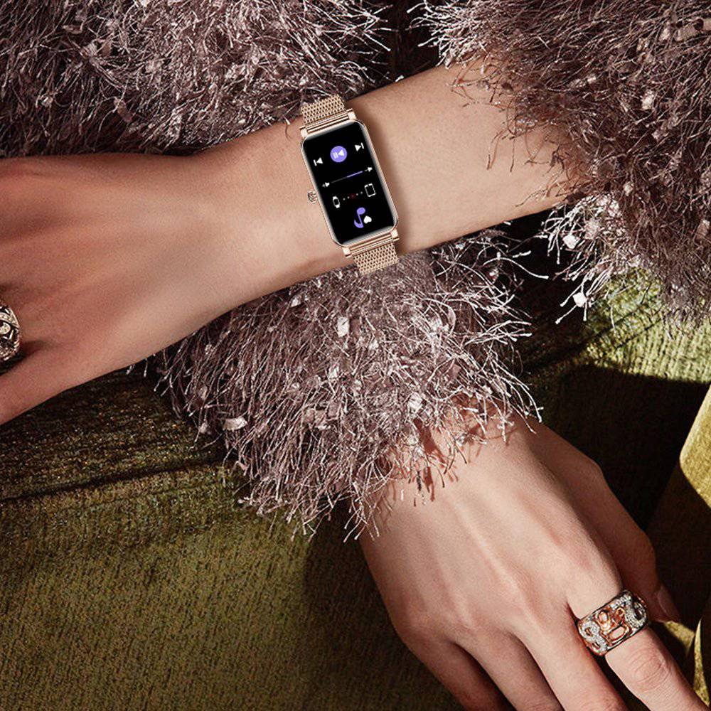 Elegant Women's Smartwatch with Health & Fitness Tracking