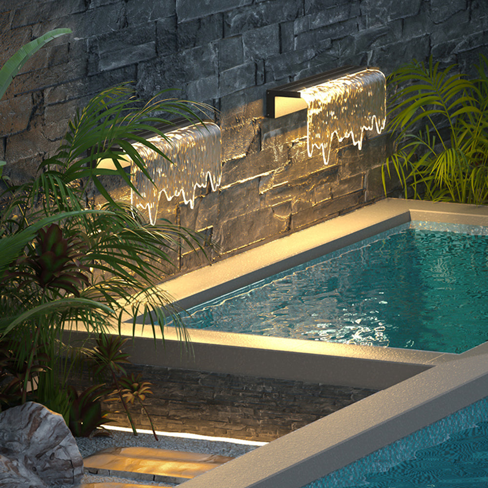 Paul® Solar Wall Light – Textured Water Effect Design for Garden & Terrace