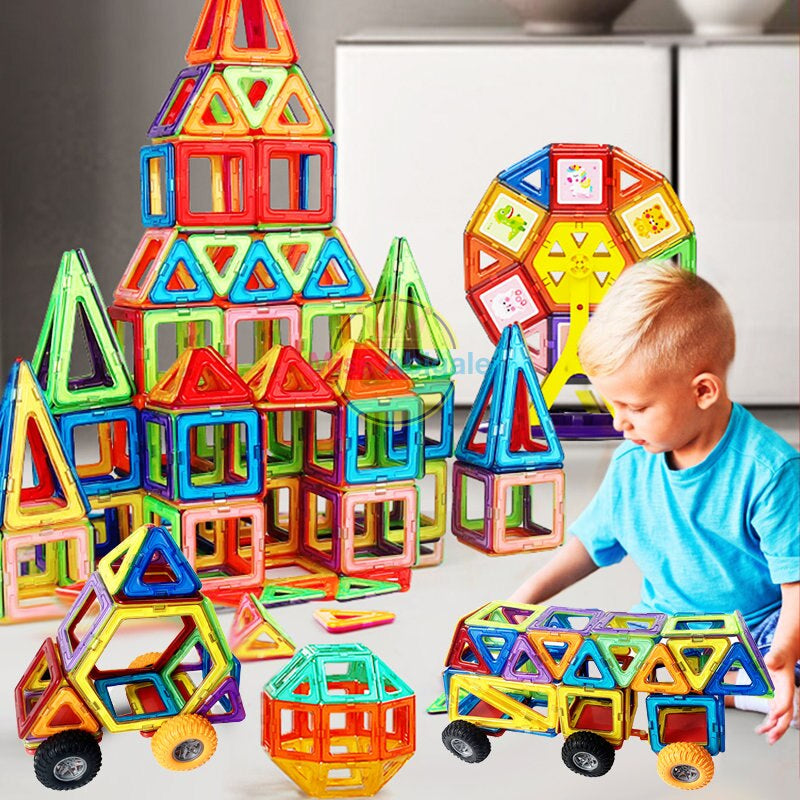 Magnet Building Blocks - Develop Your Own Creativity - Magnetic Tiles