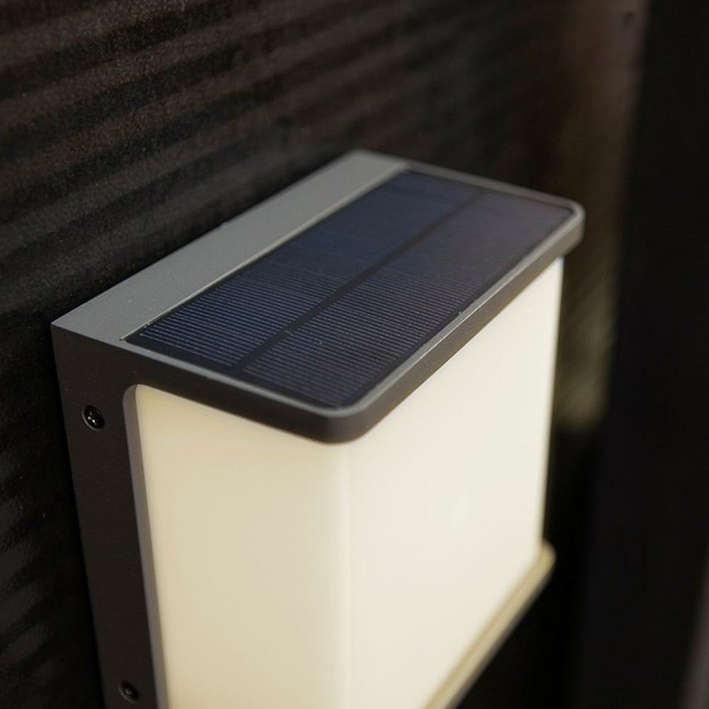 Orr® Solar Wall Light – Modern Black/White Design, Available in 3 Sizes