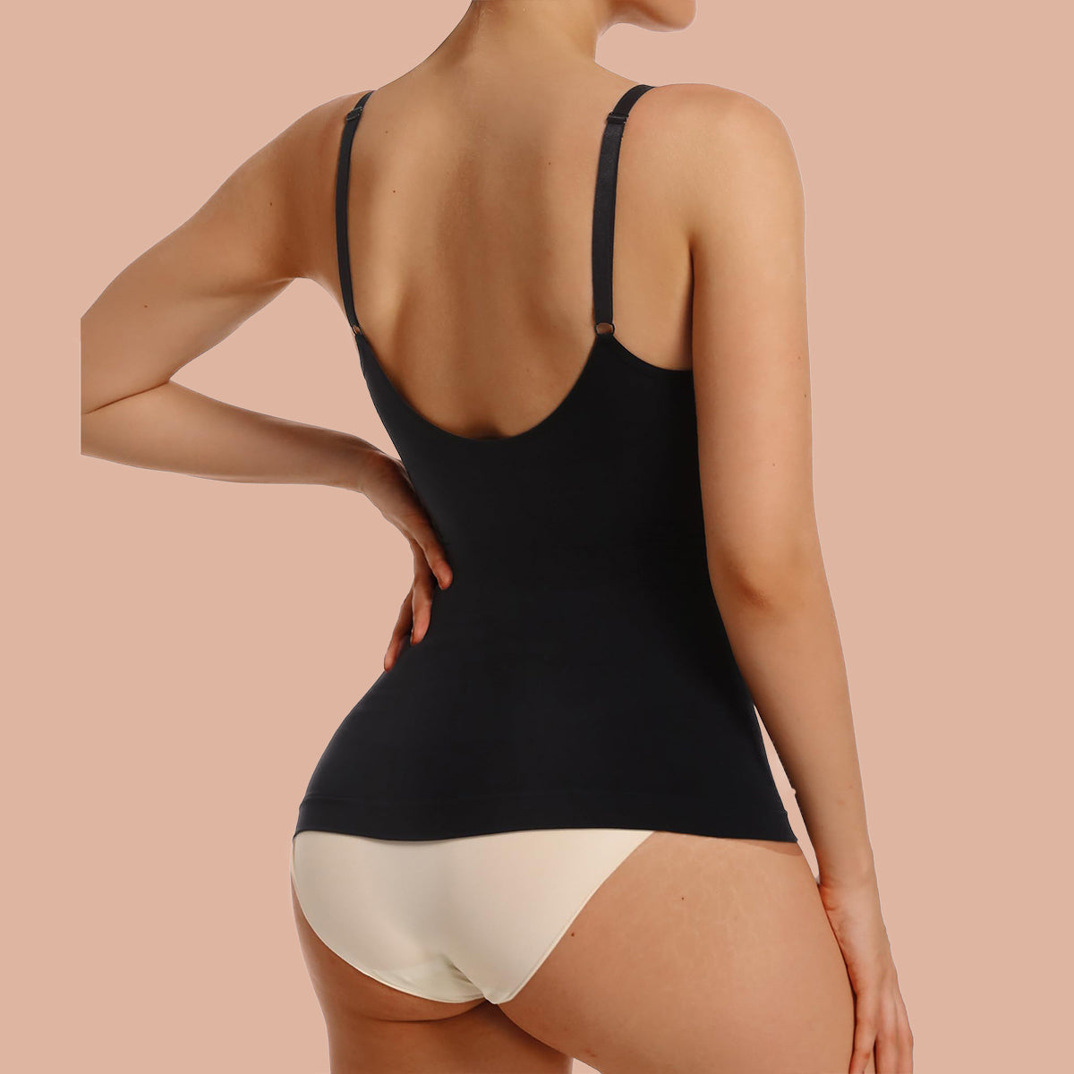 Women's Shaping Tank Top Scoop Neck Seamless Tummy Control Camisole