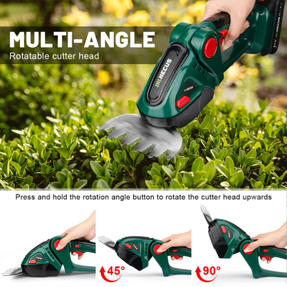 Cordless 2-in-1 Hedge Trimmer – Compatible with Makita 18V