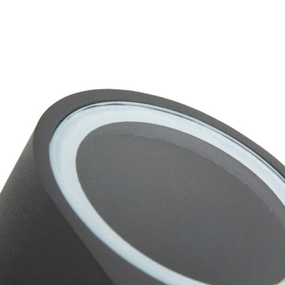 LuxLumina® Outdoor LED Wall Light – Metal & Glass, Rectangular Design