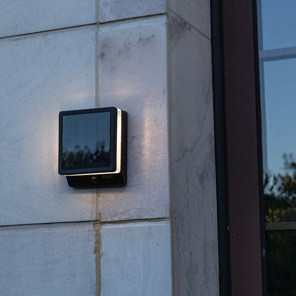 Solar LED Wall Light with Motion Sensor – Waterproof & Energy-Efficient