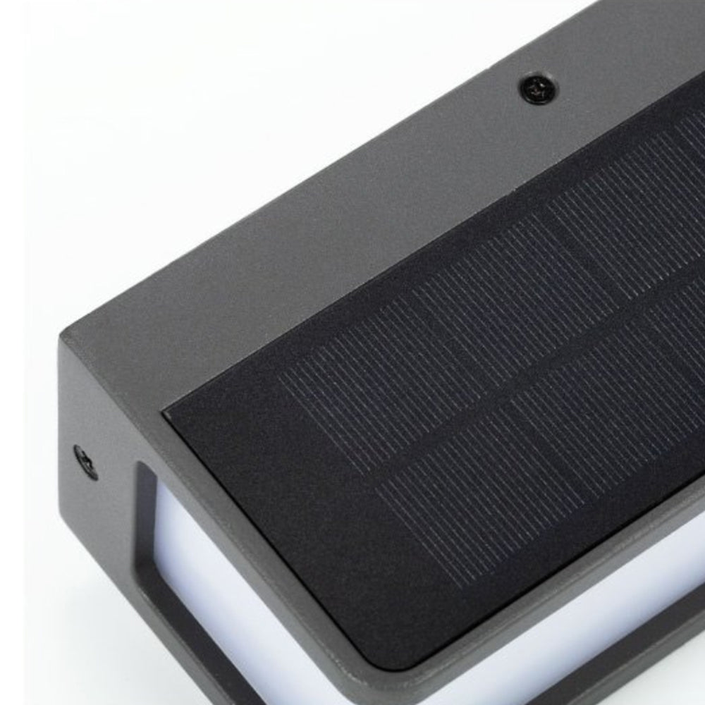Orr® Solar Wall Light – Modern Black/White Design, Available in 3 Sizes