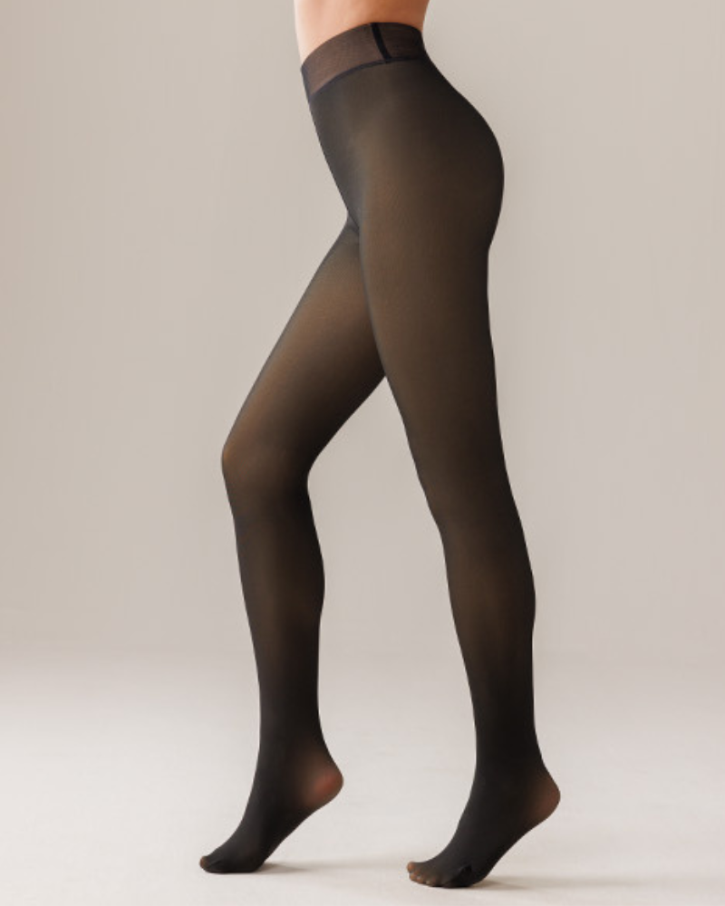 Warm Sheer Fleece Lined Tights