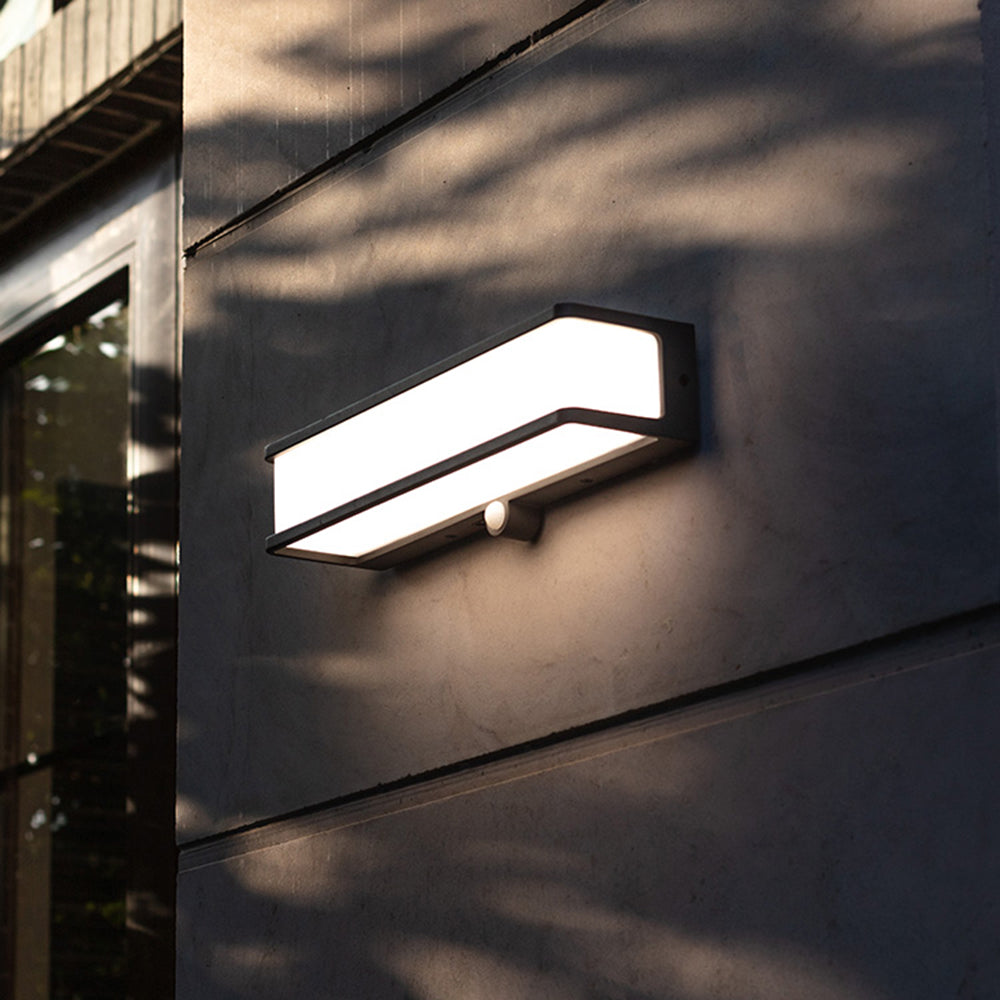 Orr® Solar Wall Light – Modern Black/White Design, Available in 3 Sizes