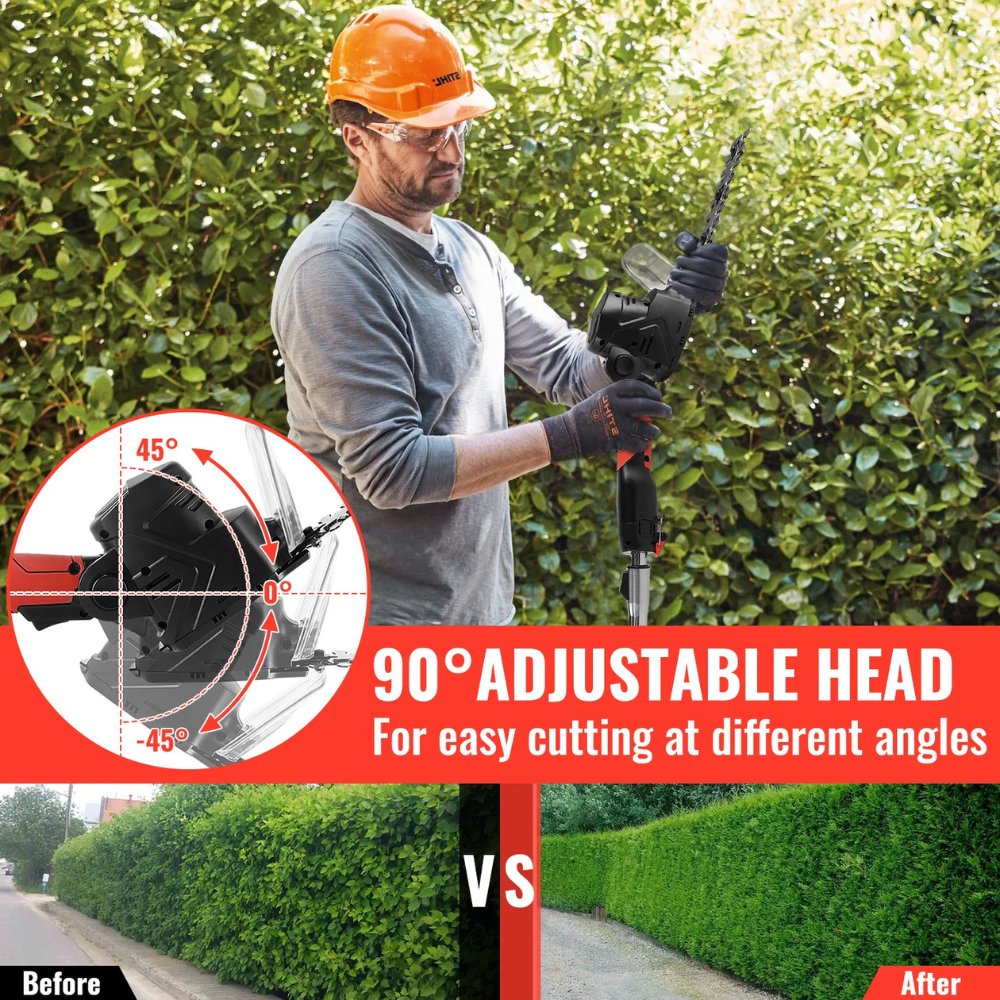 Cordless 2-in-1 Hedge Trimmer – 150cm, 12V