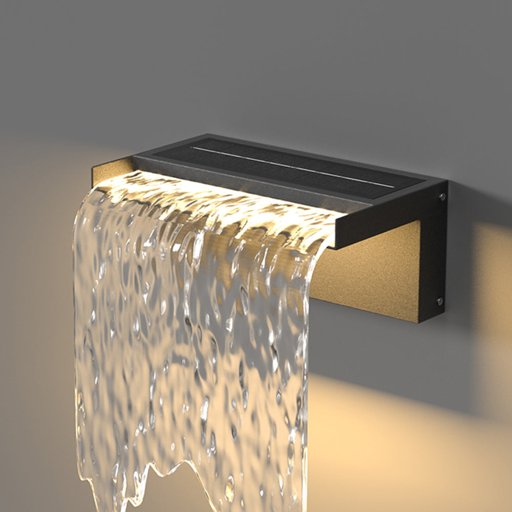 Paul® Solar Wall Light – Textured Water Effect Design for Garden & Terrace