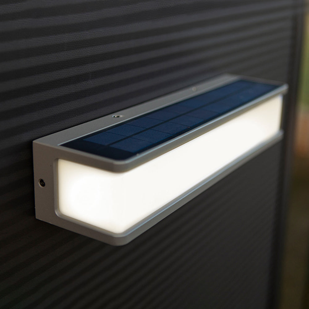 Orr® Solar Wall Light – Modern Black/White Design, Available in 3 Sizes