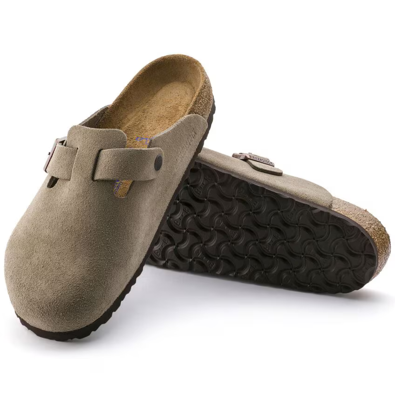 Comfort Anatomically Shaped Suede Leather Clogs