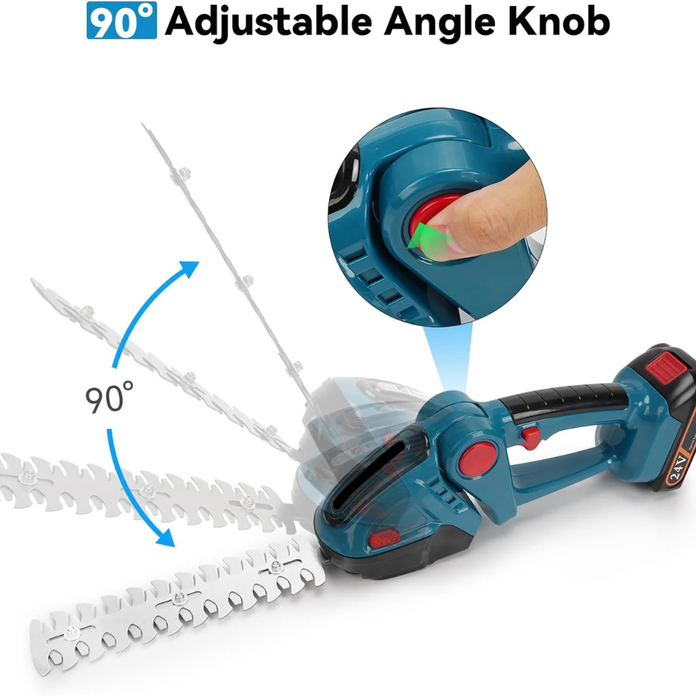 Cordless 2-in-1 Electric Hedge Trimmer