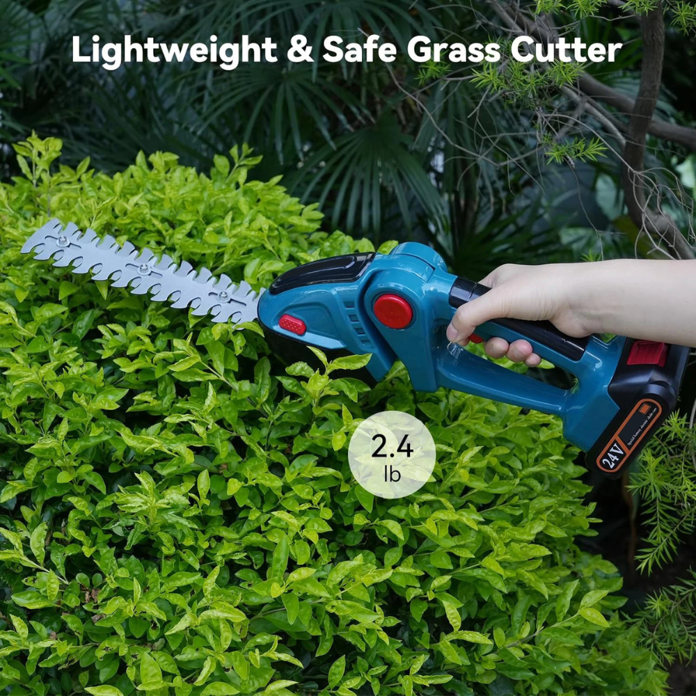 Cordless 2-in-1 Electric Hedge Trimmer