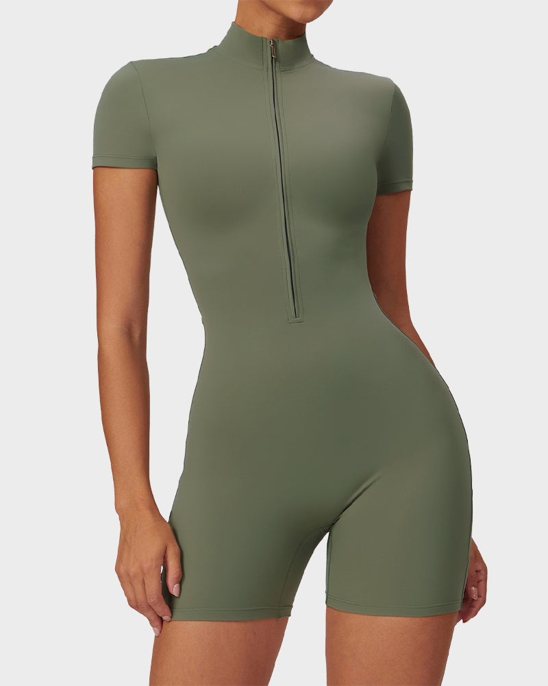 workout jumpsuit, fitness romper, athletic bodysuit, gym romper, activewear jumpsuit, exercise bodysuit, zipper front jumpsuit, short sleeve jumpsuit, jumpsuit, jumpsuit women, rompers for women, bodysuit women, casual jumpsuit, ladies jumpsuit, gym romper for women, athletic jumpsuit women, fitness jumpsuit for ladies, sports romper, women's active bodysuit, short sleeve fitness jumpsuit