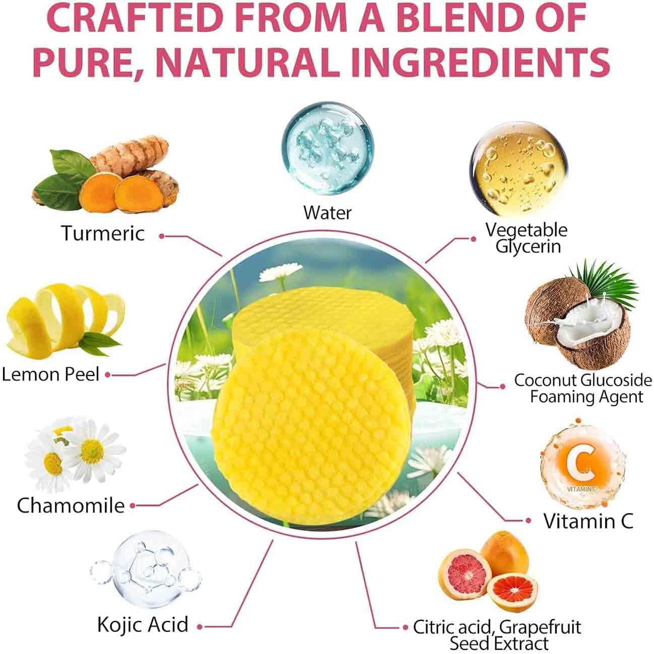 Turmeric Kojic Acid Pads – 40pcs | Dark Spot Corrector