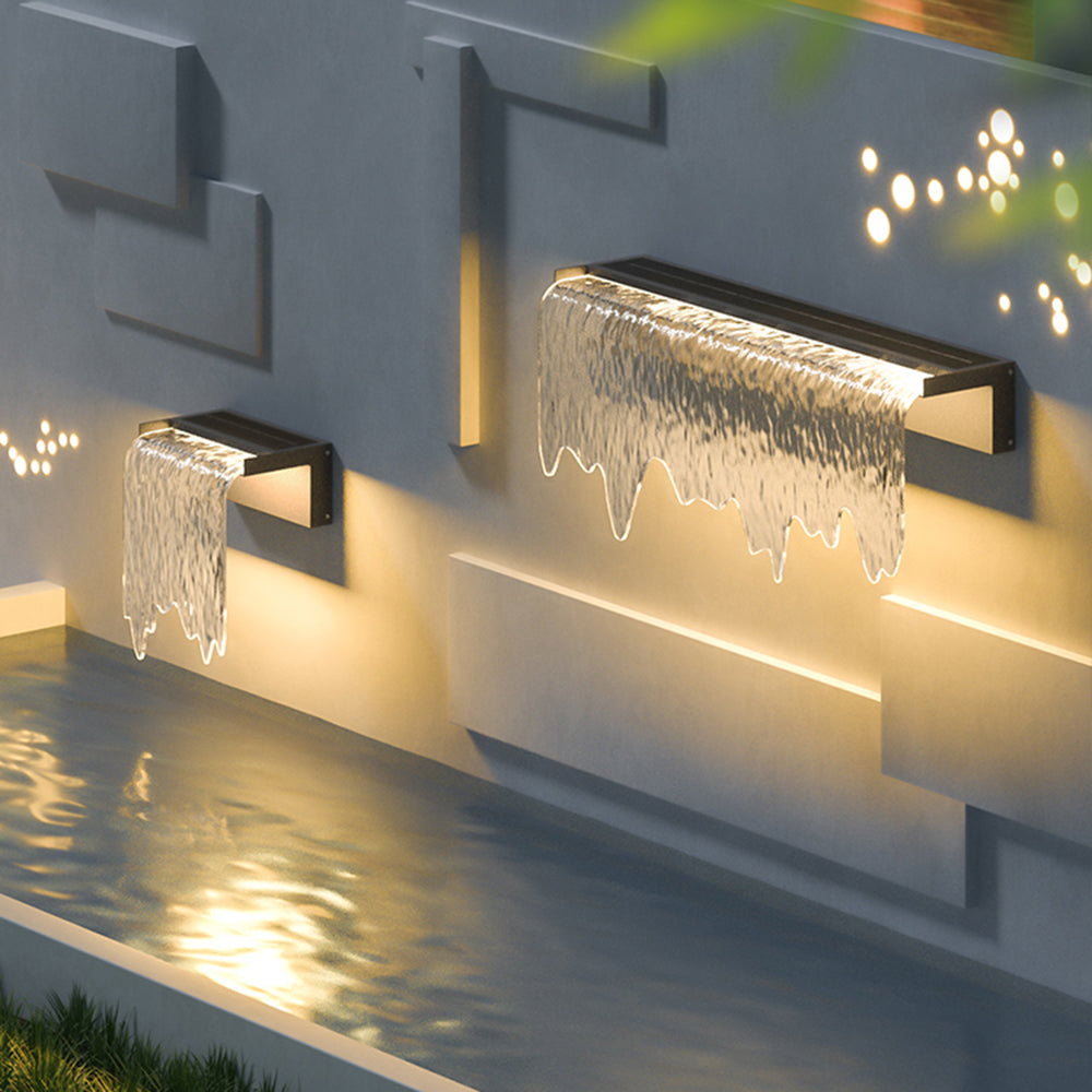 Paul® Solar Wall Light – Textured Water Effect Design for Garden & Terrace