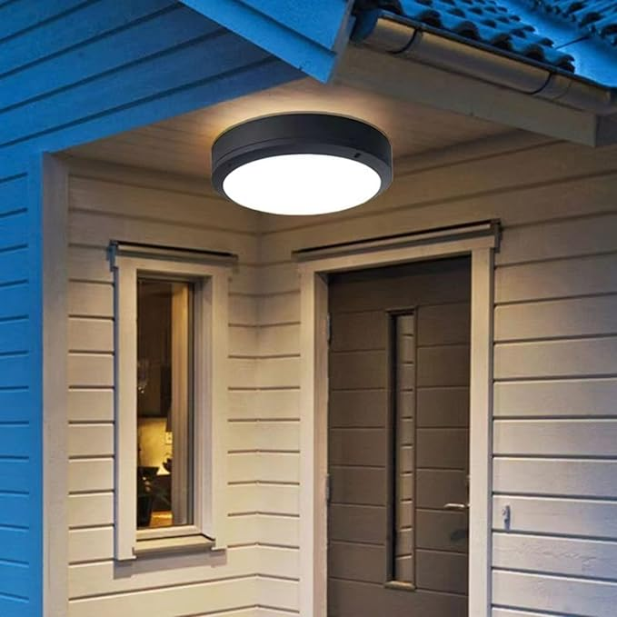 Waterproof Round LED Ceiling Light for Outdoor Use – Easy Installation, Modern Design, Available in 12W, 15W, 20W Options