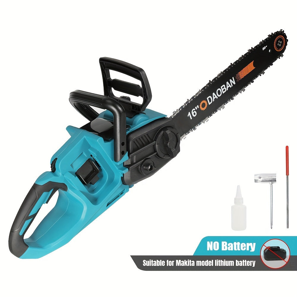 Cordless Chainsaw 16" – 1500W, Compatible with Makita Battery