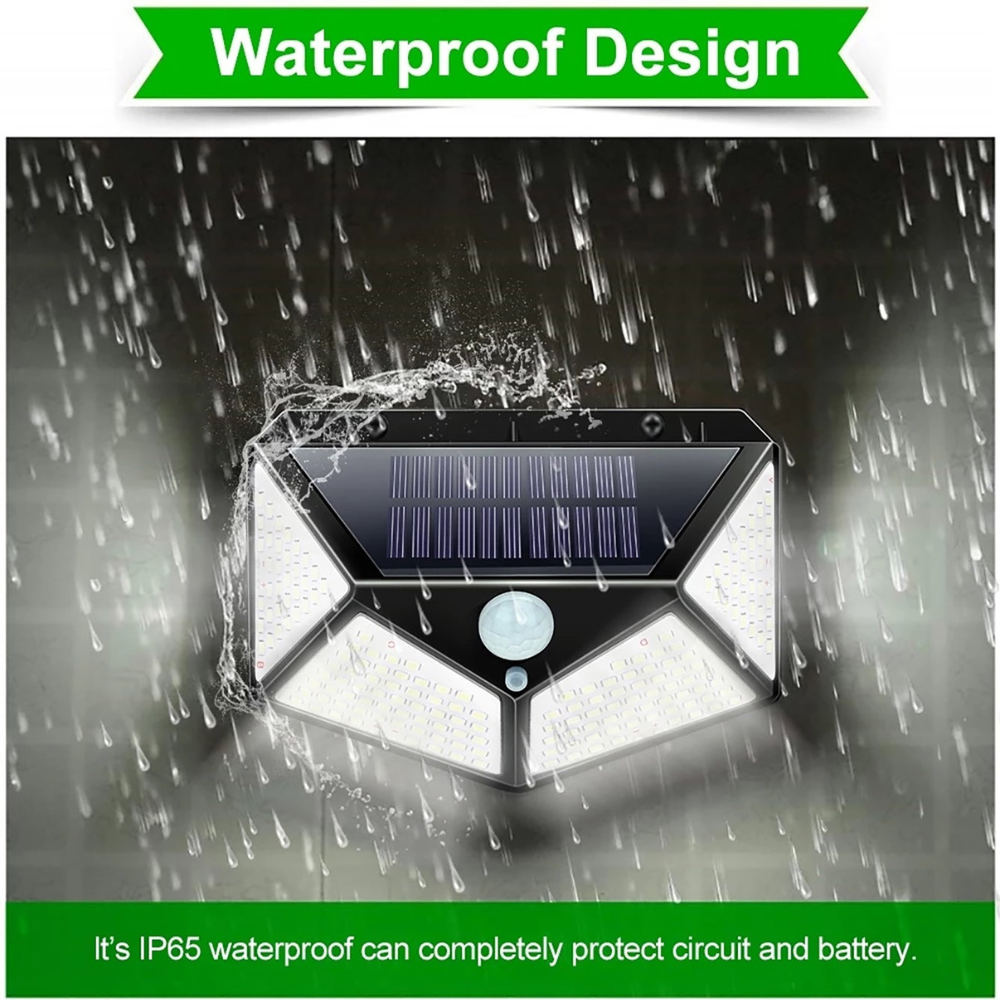 Outdoor Solar LED Lamp – Motion Sensor & Waterproof