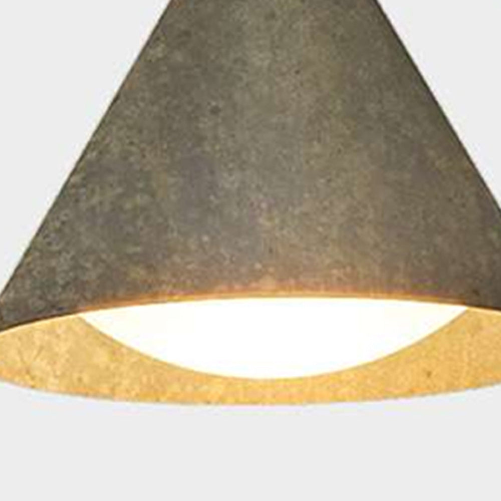 Vintage LED Wall Light – Gold & Black, Waterproof IP65