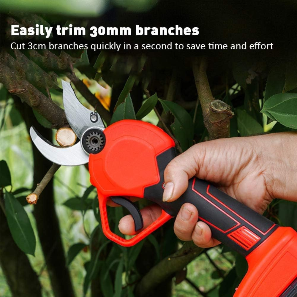 Wireless Electric Pruner 600W – Fast Cutting, SK5 Blades, 5H Battery Life