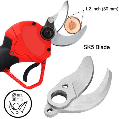 Wireless Electric Pruner 600W – Fast Cutting, SK5 Blades, 5H Battery Life