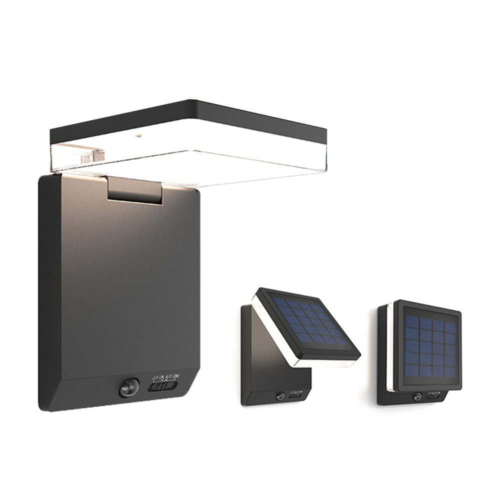 Solar LED Wall Light with Motion Sensor – Waterproof & Energy-Efficient