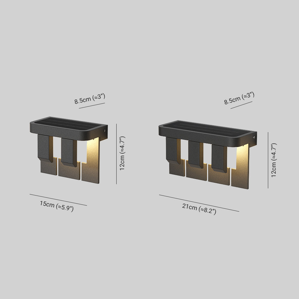 Solar LED Wall Light – Modern & Eco-Friendly Outdoor Lighting