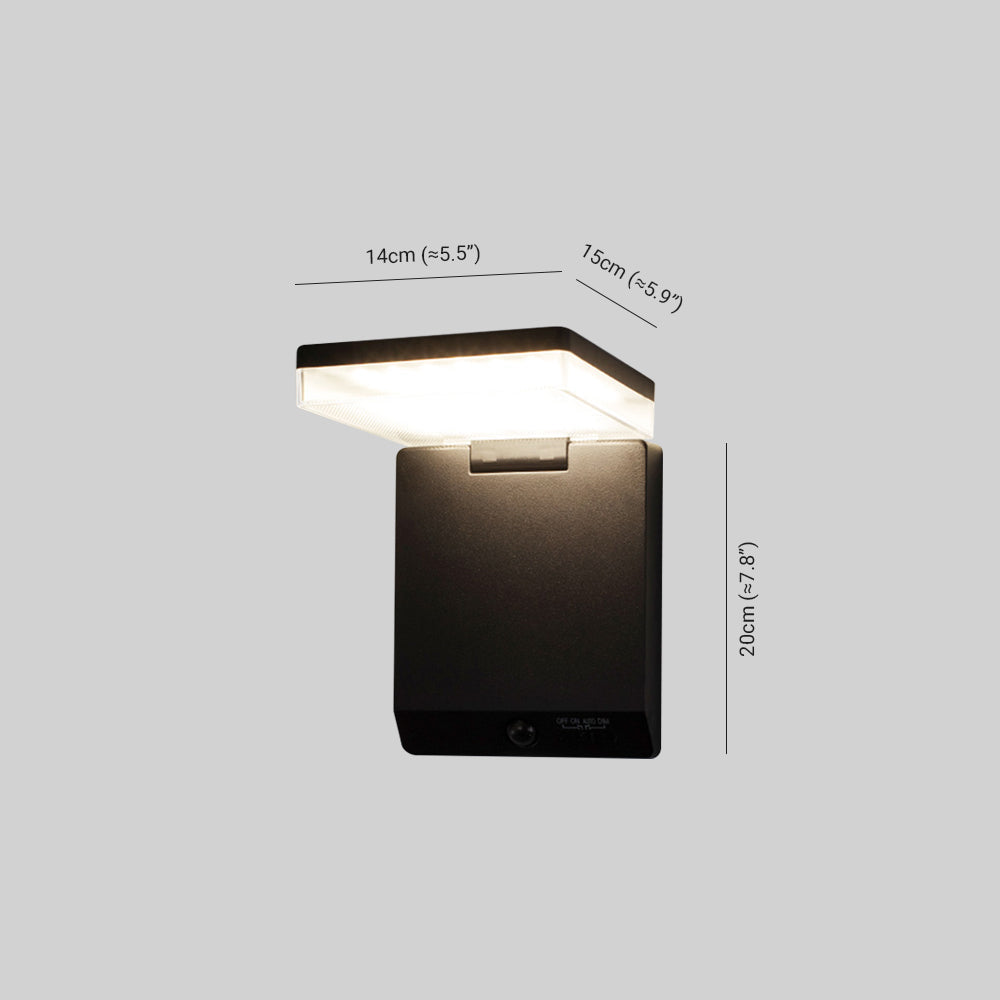 Solar LED Wall Light with Motion Sensor – Waterproof & Energy-Efficient