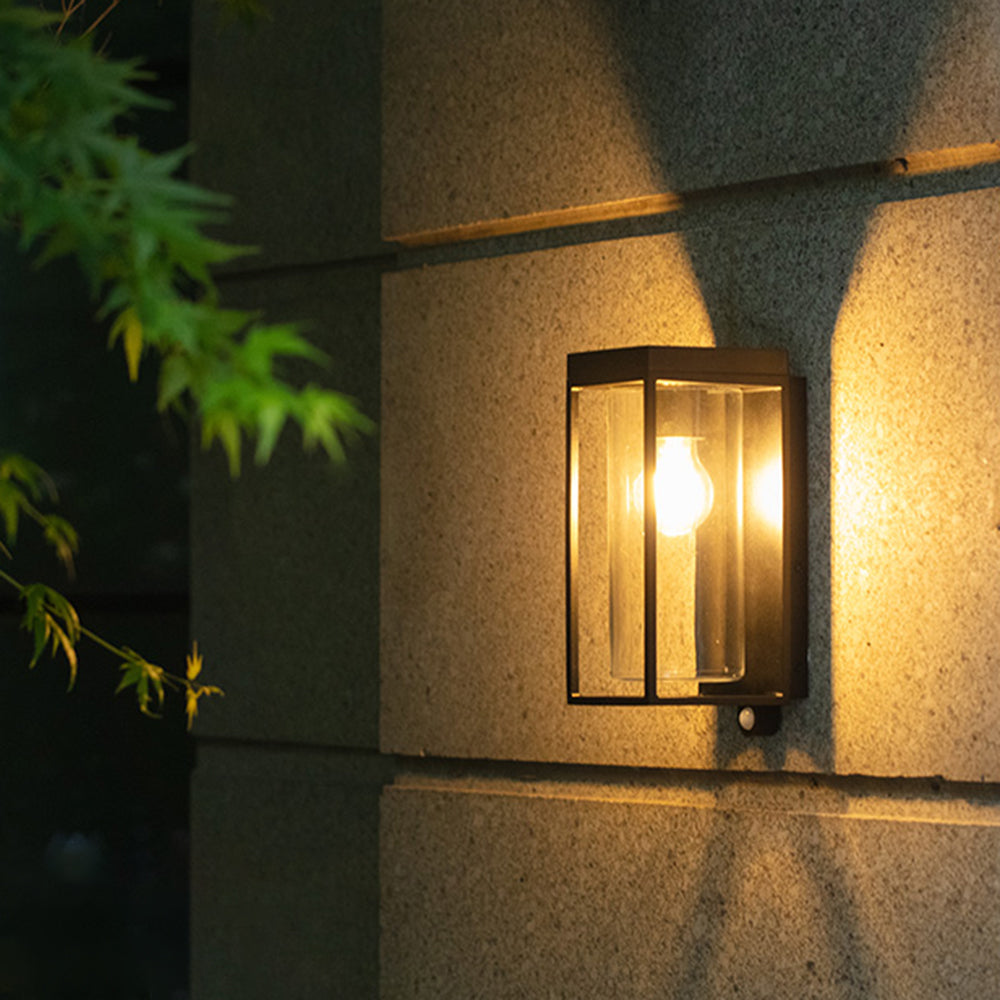 Paul® Solar Wall Light – Modern Glass and Metal Design for Garden & Pathway