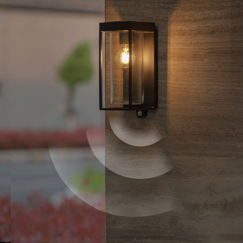 Paul® Solar Wall Light – Modern Glass and Metal Design for Garden & Pathway