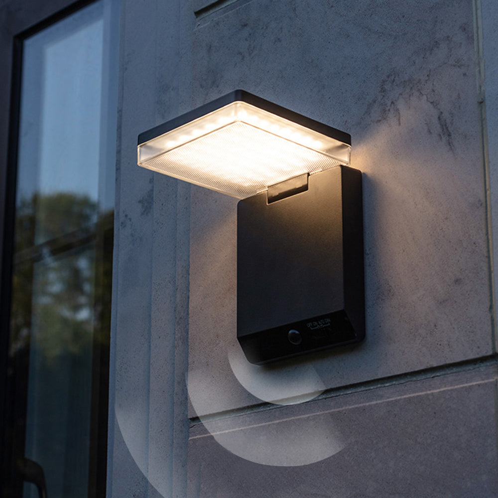 Solar LED Wall Light with Motion Sensor – Waterproof & Energy-Efficient