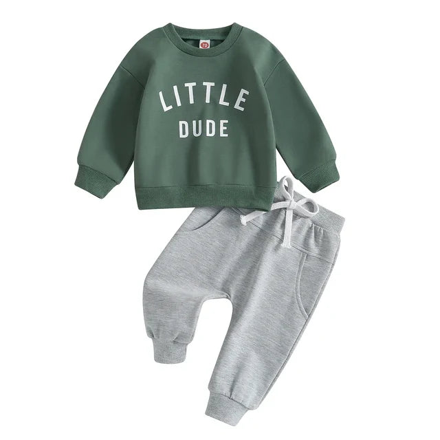 Stoere 'Little Dude' Cotton Set
