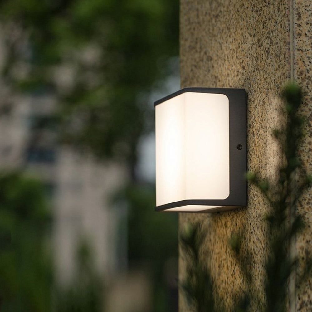 Orr® Solar Wall Light – Modern Black/White Design, Available in 3 Sizes