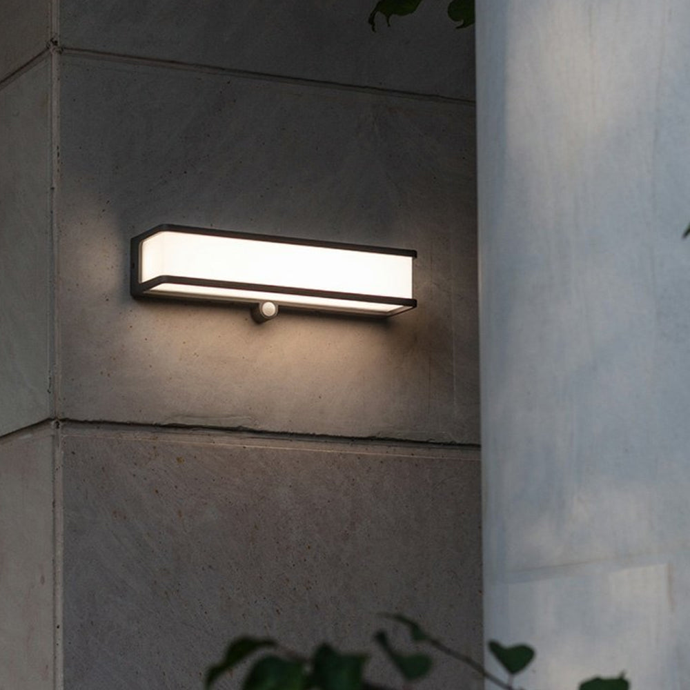 Orr® Solar Wall Light – Modern Black/White Design, Available in 3 Sizes
