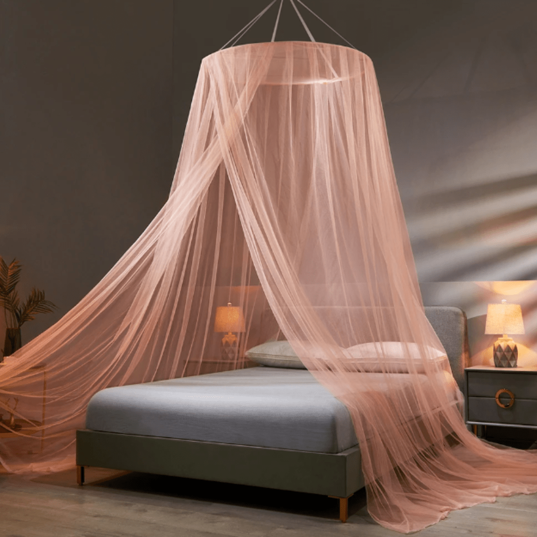 Elegant Double Bed Mosquito Net – Stylish Dome Protection for Sweet Nights