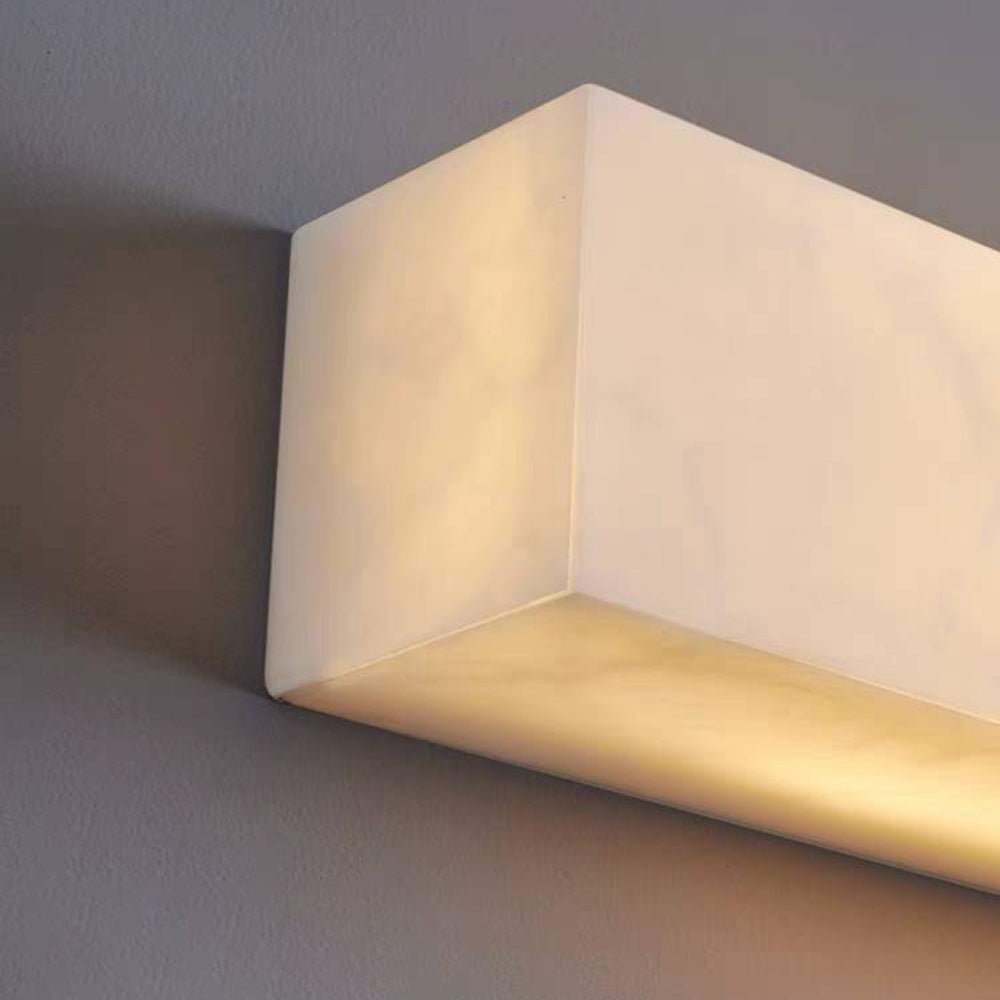 Rectangular Solar LED Wall Light – Modern Waterproof Outdoor Design