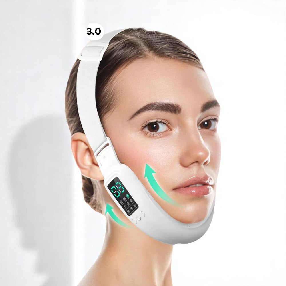 face slimming device, double chin reducer, v line lifting, jawline sculpting, chin and neck lift, facial lifting band, electronic face massager, facial firming device, face slimming device tool, double chin reducer device, electronic jawline sculptor, neck lifting band, facial v-line shaping massager, chin slimming and firming, electronic facial toning device, facial contouring lifting device
