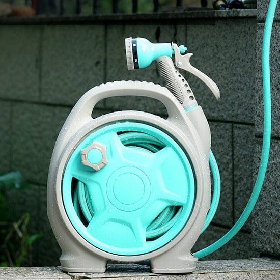 AquaFlex - Retractable Garden Hose with Multi-Pattern Sprayer | 13.5m