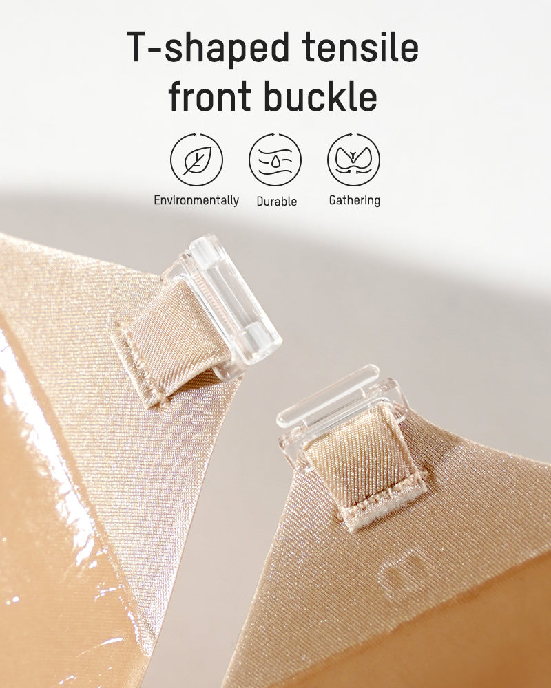 Front Closure Adhesive Invisible Push-Up Bra