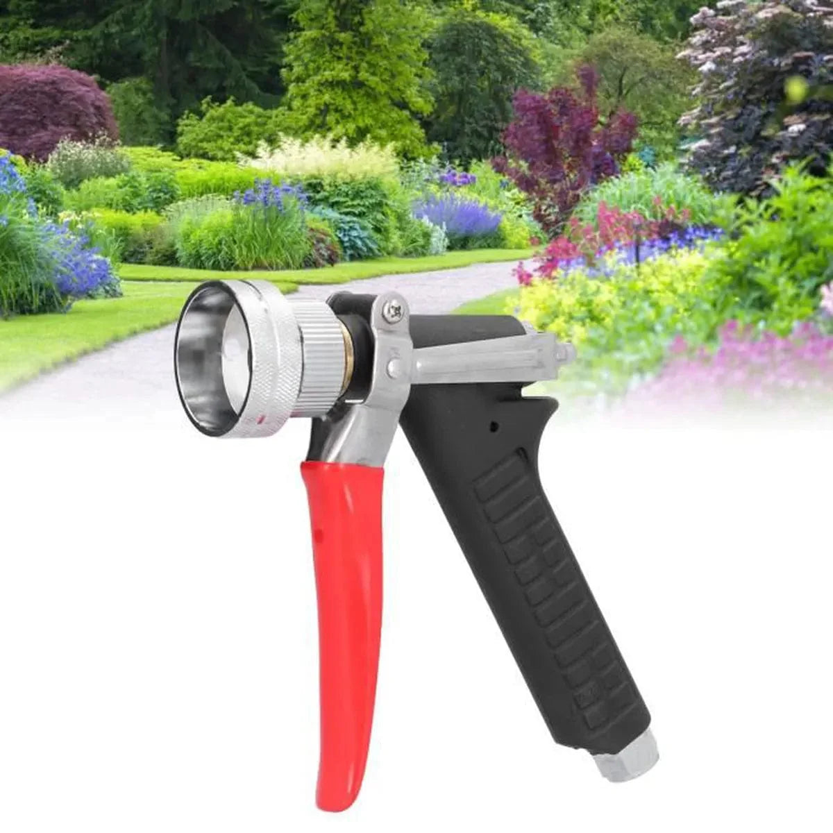 This high pressure spray nozzle offers powerful performance for any task. Use this garden hose nozzle with your water spray gun for effective cleaning. The high pressure spray nozzle and garden hose nozzle ensure a reliable water spray gun experience every time.